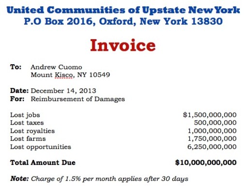 Cuomo Bill for Destroying Upstate NY